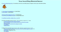 Desktop Screenshot of historical.texasfasola.org