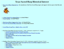 Tablet Screenshot of historical.texasfasola.org